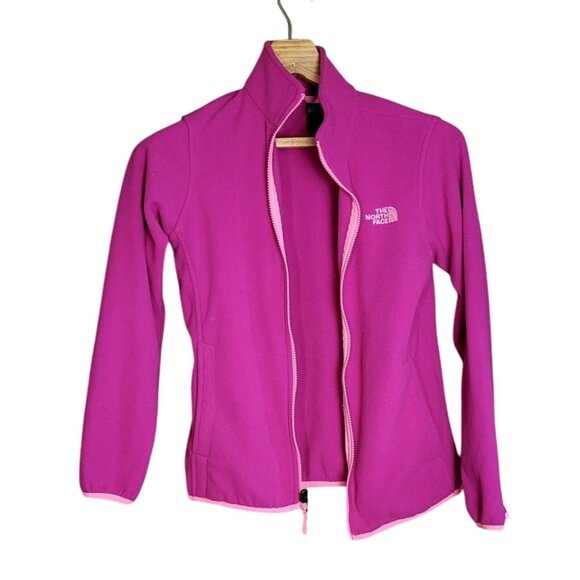 The North Face Girls Pink & Purple 3-In-1 Hooded Jacket Large 14/16 - Picture 7 of 14